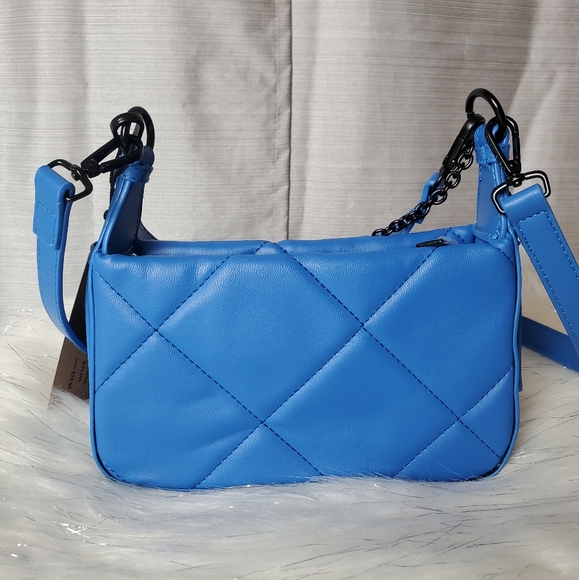 STEVE MADDEN sapphire blue bvilma quilted crossbody bag - Picture 5 of 8